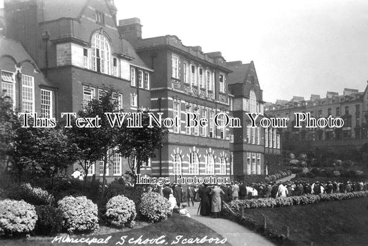 YO 11542 - Municipal School, Scarborough, Yorkshire