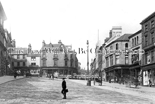 YO 11544 - Market Hill, Barnsley, Yorkshire c1909
