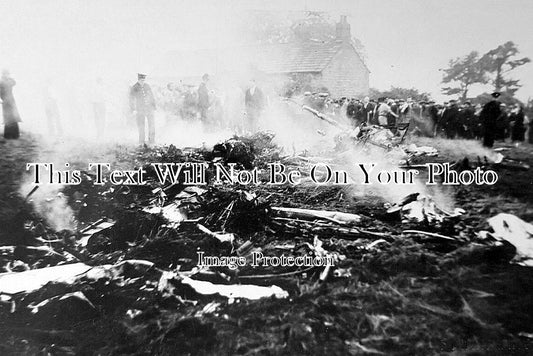 YO 11552 - Aircraft Crash At Barnsley, Yorkshire