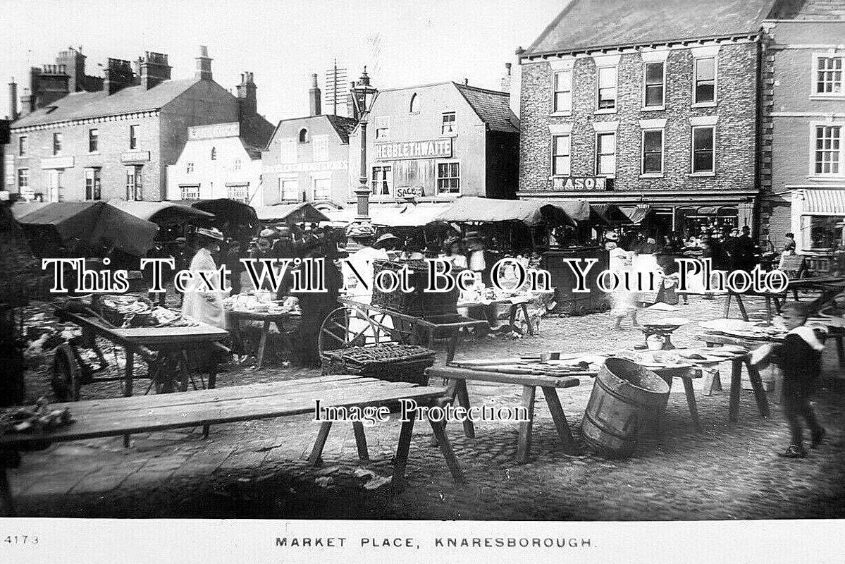 YO 11574 - Market Place, Knaresborough, Yorkshire