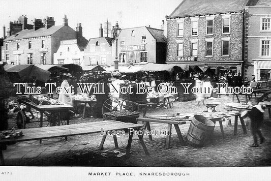 YO 11574 - Market Place, Knaresborough, Yorkshire