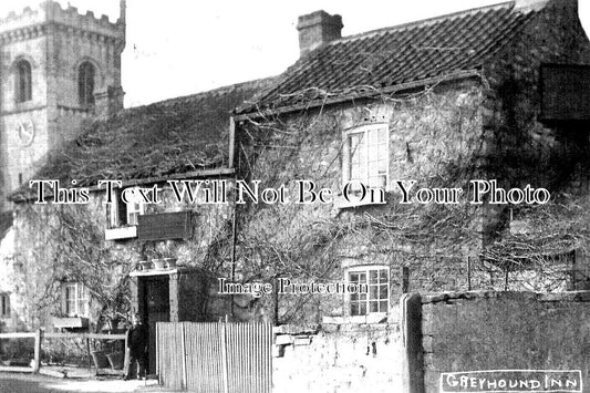 YO 11604 - The Greyhound Inn Pub, Saxton, Yorkshire c1906