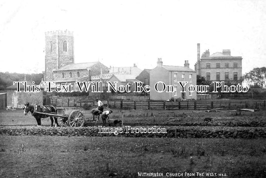 YO 11648 - Withernsea Church From The West, Yorkshire c1904