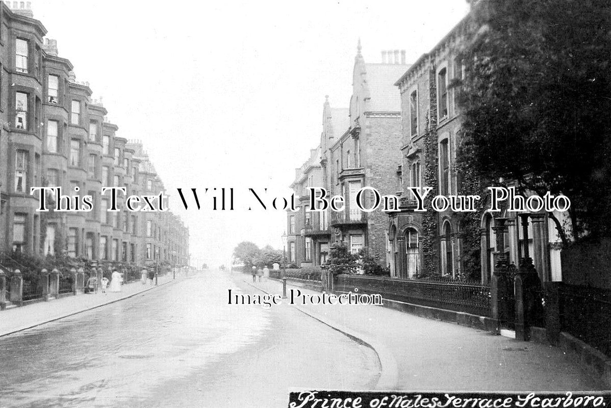 YO 11678 - Prince Of Wales Terrace, Scarborough, Yorkshire c1912