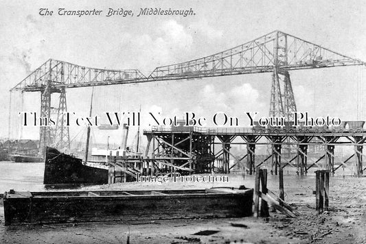 YO 1168 - The Transporter Bridge, Middlesbrough, Yorkshire c1911