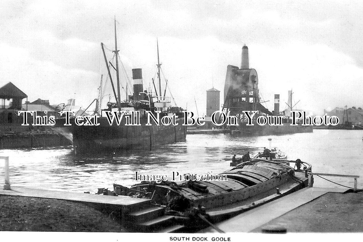 YO 11683 - South Dock, Goole Docks, Yorkshire