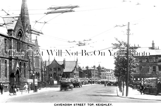 YO 11711 - Cavendish Street Top, Keighley, Yorkshire c1932