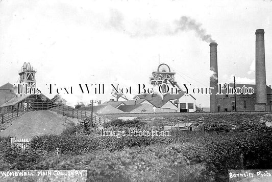 YO 11714 - Wombwell Main Colliery, Coal Mine, Barnsley, Yorkshire c1918