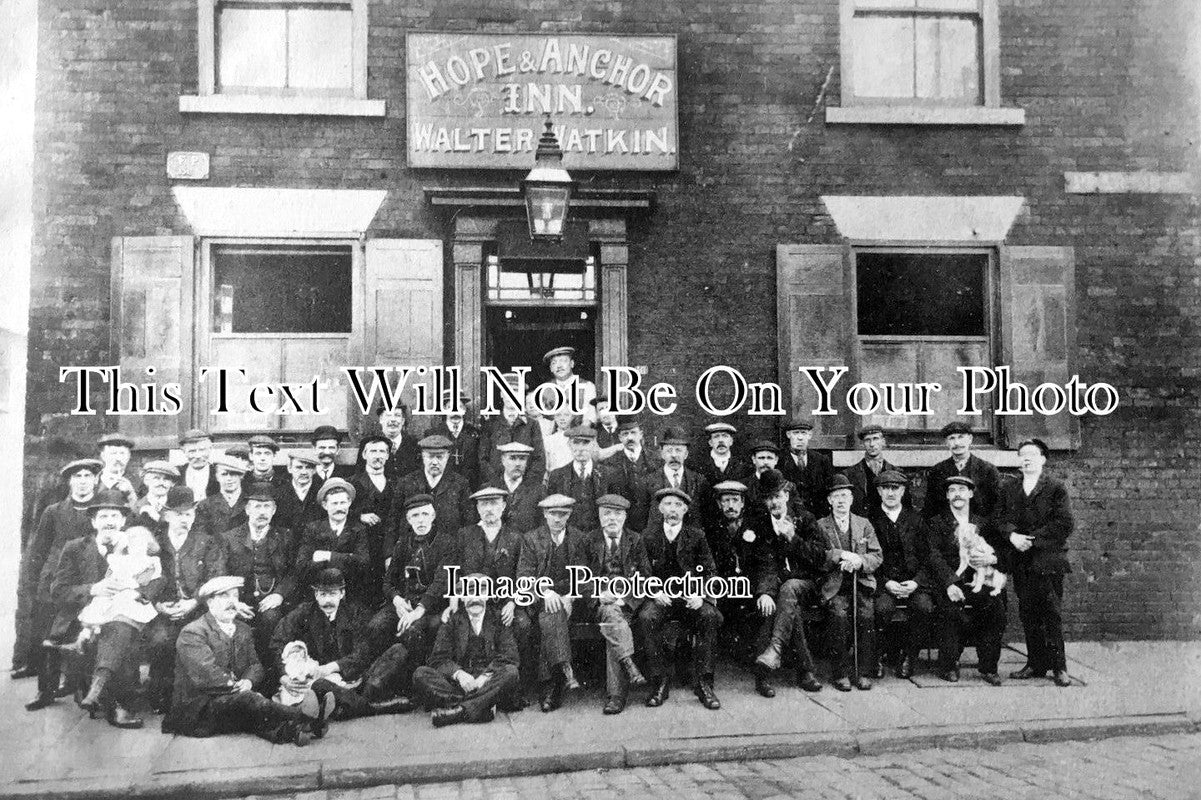 YO 11740 - The Hope & Anchor Inn Pub, Hunslet, Leeds, Yorkshire c1907