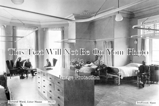 YO 11755 - General Ward, Lister House Hospital, Ripon, Yorkshire