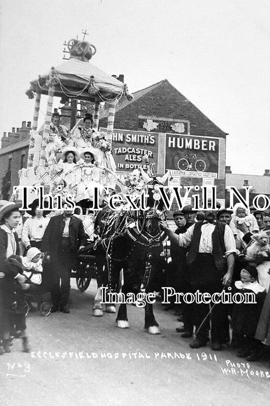 YO 11809 - Ecclesfield Hospital Parade, Yorkshire c1911
