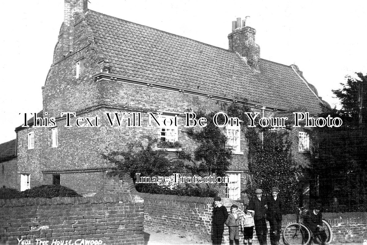 YO 11851 - Yew Tree House, Cawood, Yorkshire c1910 – JB Archive