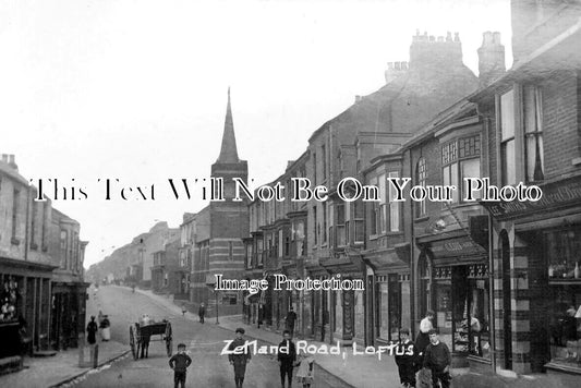 YO 11877 - Zetland Road, Loftus, Yorkshire c1910