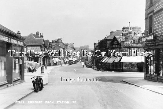 YO 11886 - Kirkgate From Railway Station, Otley, Yorkshire