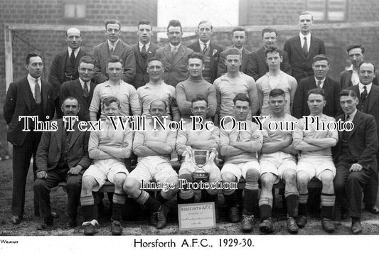 YO 11932 - Horsforth Football Club Team, Leeds, Yorkshire 1929-30