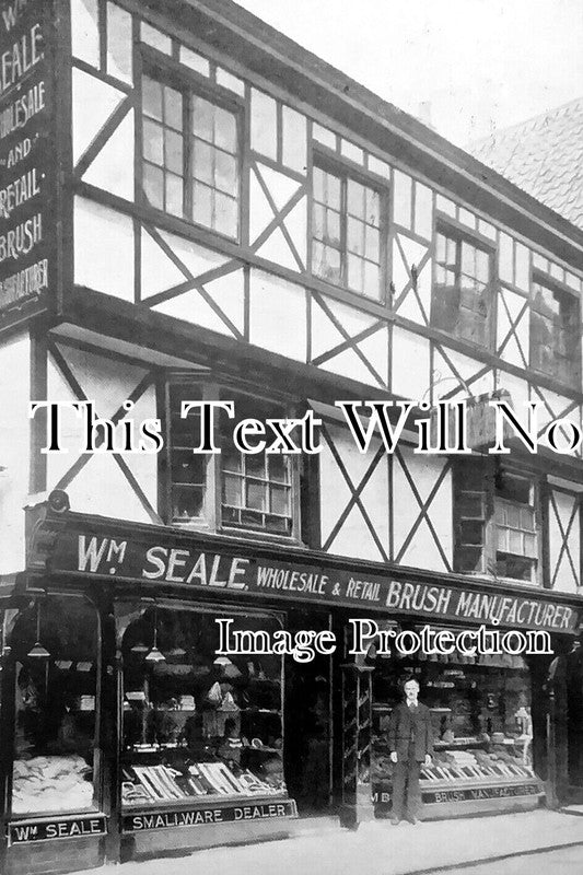 YO 11938 - WM Seale Shopfront, York, Yorkshire c1914