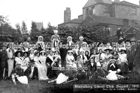 YO 12002 - Almondbury Liberal Club Pageant, Yorkshire 1912