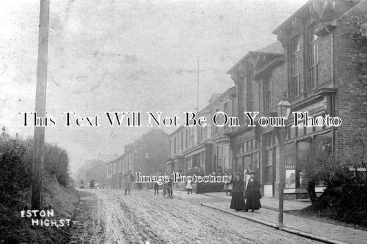 YO 1204 - Eston High Street, Middlesbrough, North Yorkshire c1905