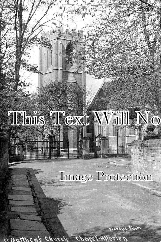 YO 12069 - St Matthews Church, Chapel Allerton, Leeds, Yorkshire