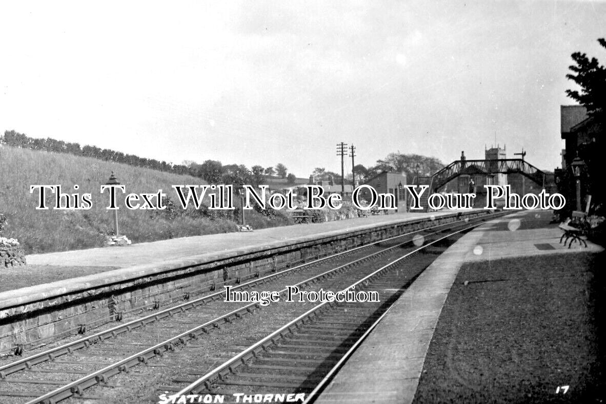 YO 12119 - Thorner Railway Station, Leeds, Yorkshire