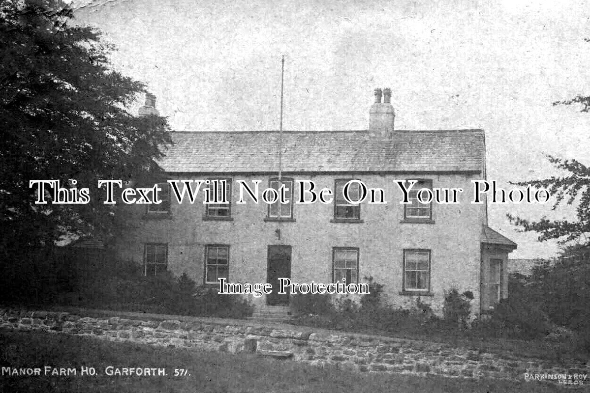 YO 12133 - Manor Farm House, Garforth, Leeds, Yorkshire c1909