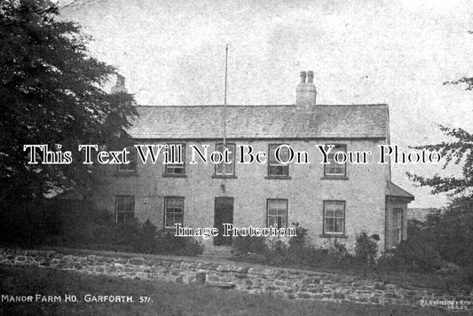 YO 12133 - Manor Farm House, Garforth, Leeds, Yorkshire c1909