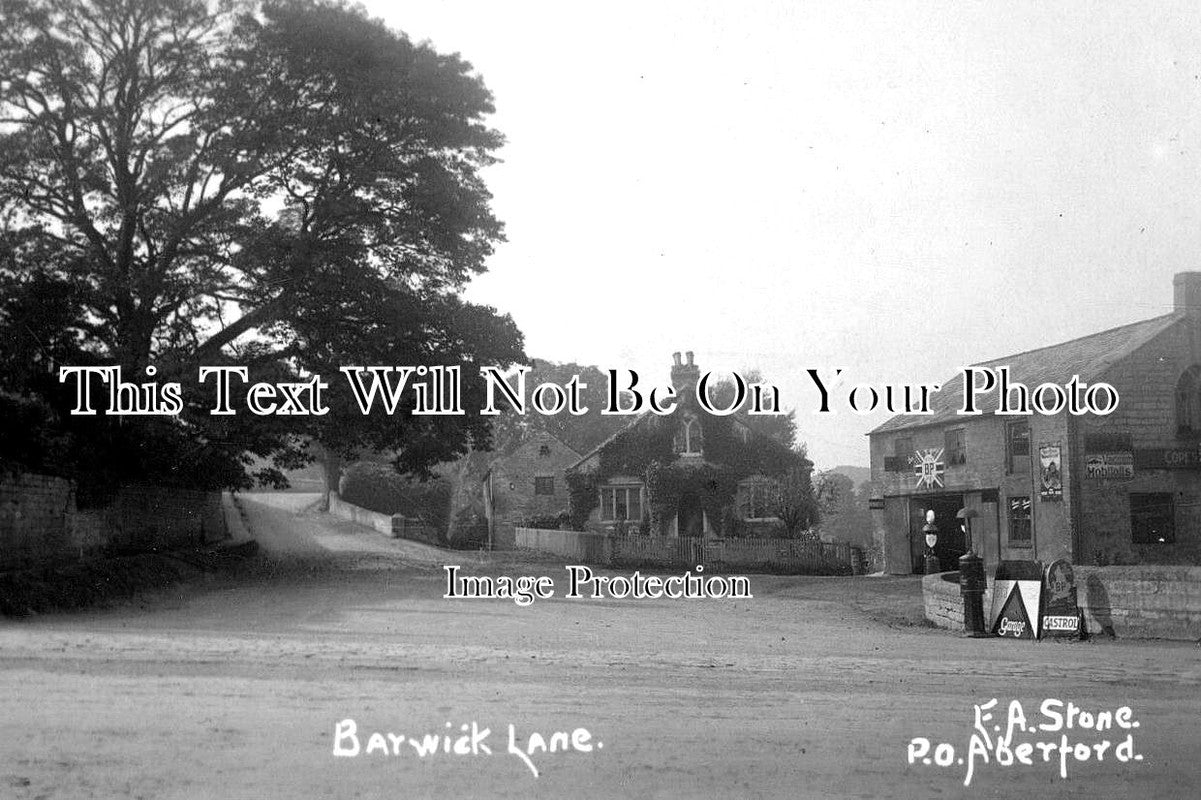YO 12134 - Barwick Lane, Aberford, Yorkshire c1920