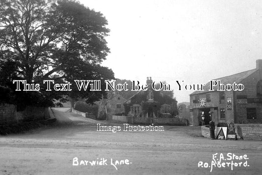 YO 12134 - Barwick Lane, Aberford, Yorkshire c1920