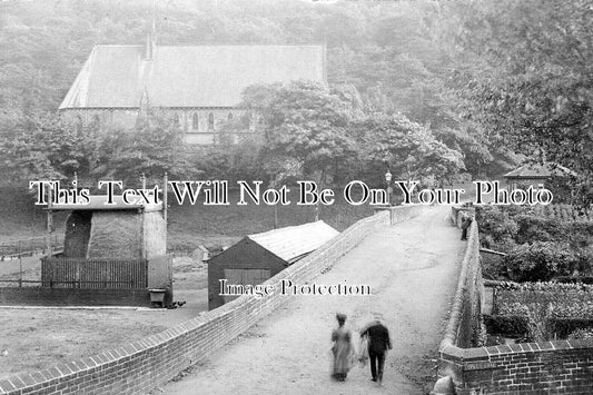 YO 12135 - Church & Bridge, Copley, Yorkshire