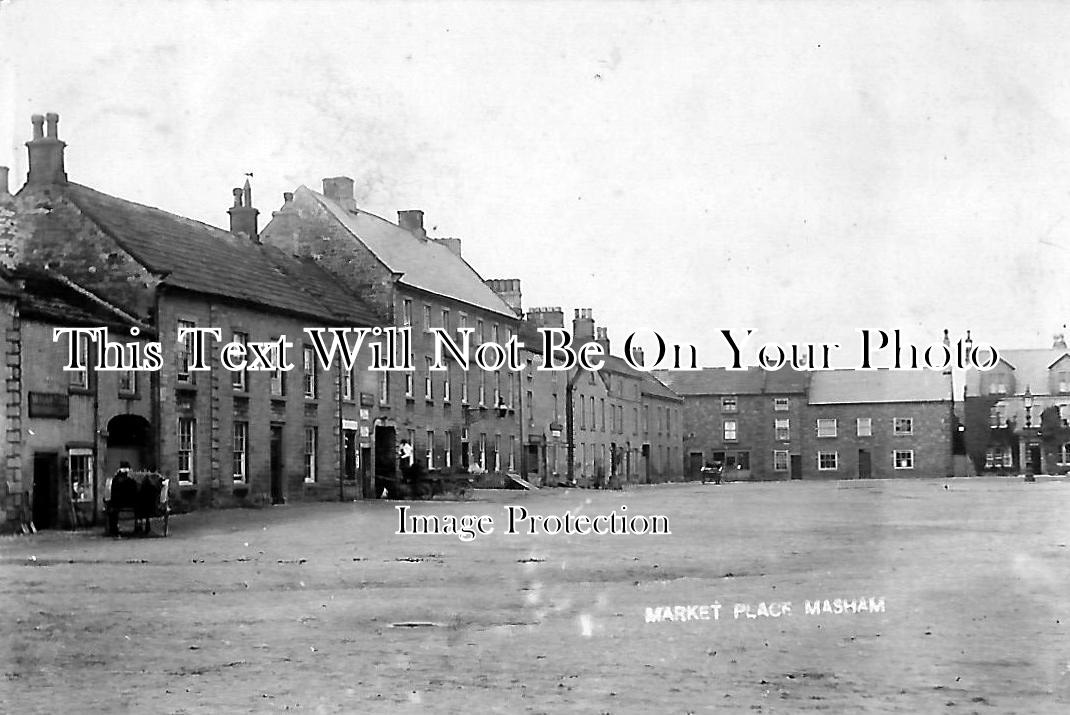 YO 1215 - Market Place, Masham, Yorkshire c1905