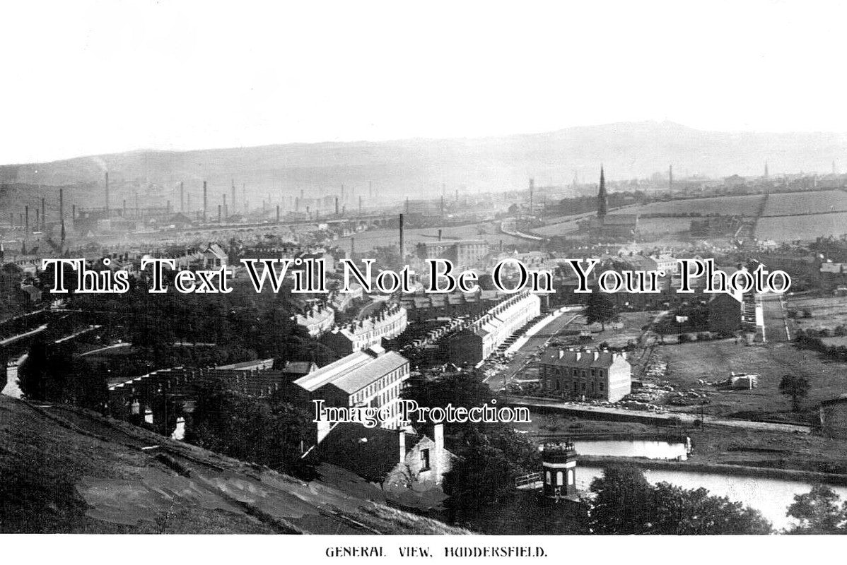 YO 12163 - General View Of Huddersfield, Yorkshire