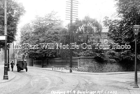YO 12167 - Cardigan Road & Bainbridge Road, Leeds, Yorkshire c1909
