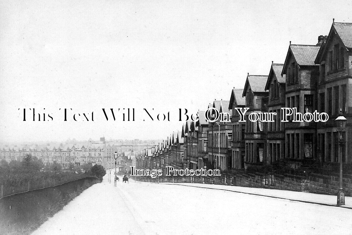YO 12185 - Harlow Moor Drive, Harrogate, Yorkshire c1908