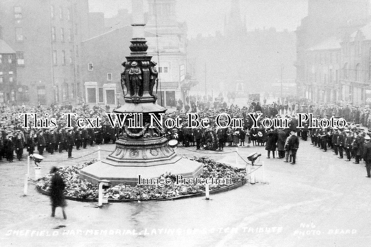 YO 12189 - Sheffield War Memorial Event, Yorkshire WW1