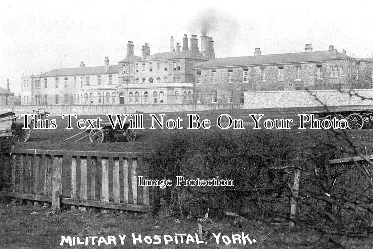 YO 12210 - York Military Hospital, Yorkshire 1918 WW1