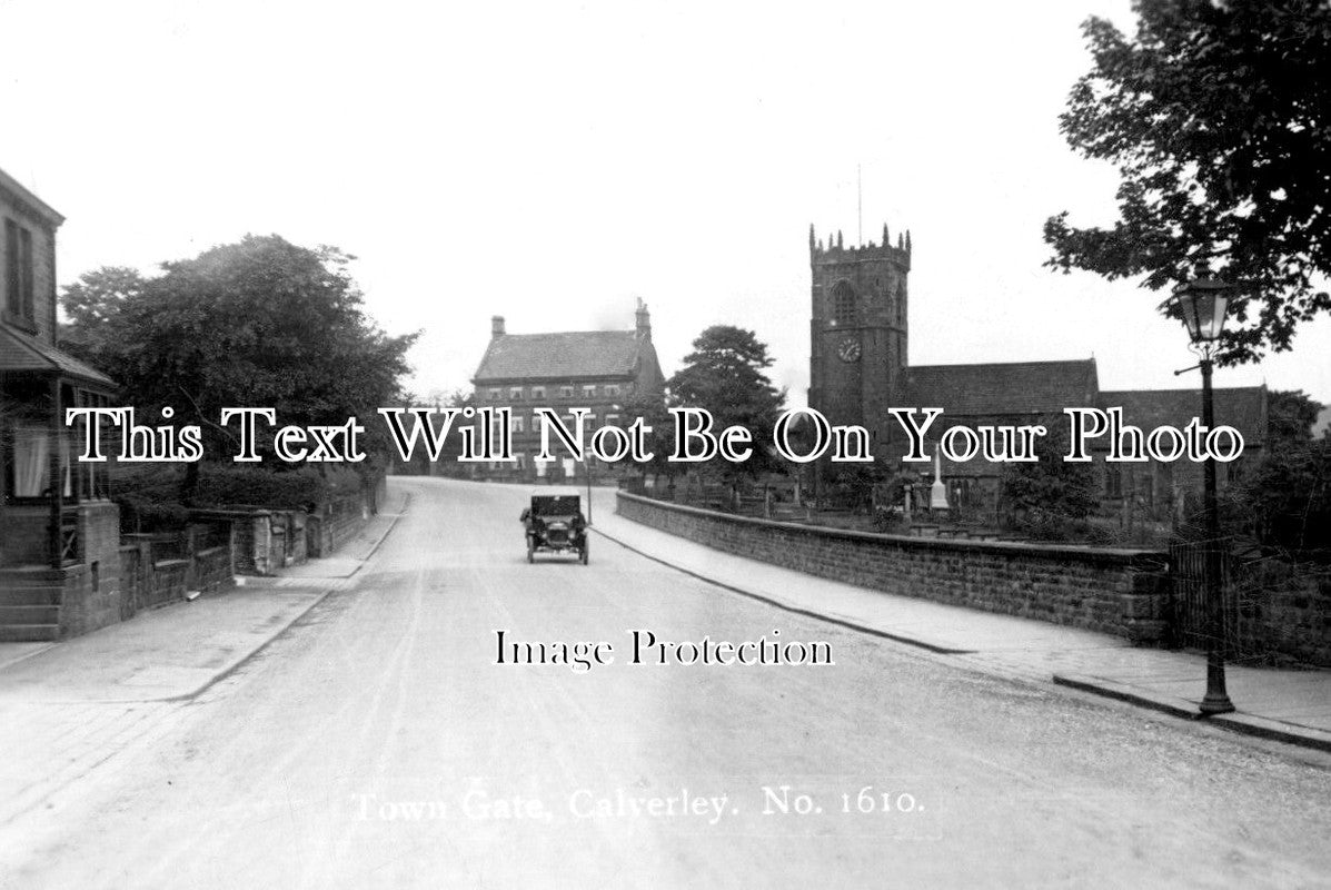 YO 12216 - Town Gate, Calverley, Leeds, Yorkshire c1926