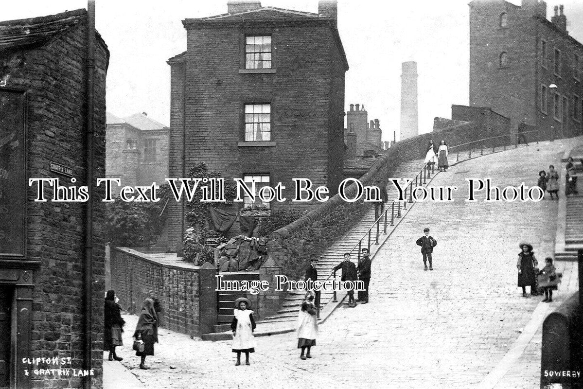 YO 12225 - Clifton Street & Greatrix Lane, Sowerby Bridge, Yorkshire