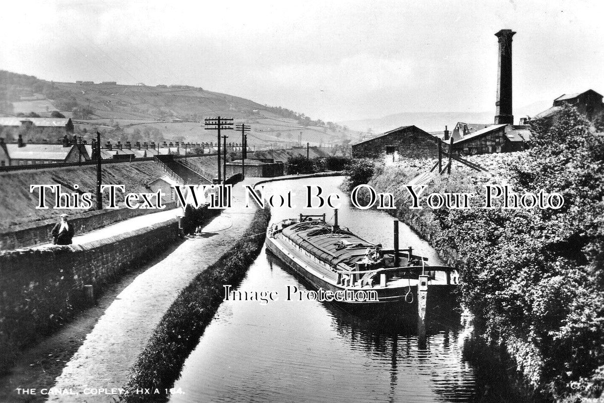 YO 12228 - The Canal At Copley, Yorkshire