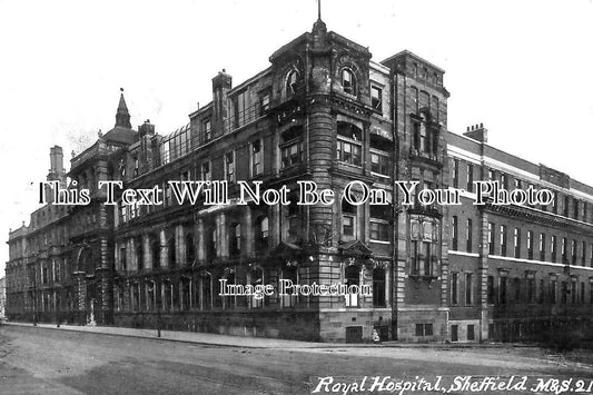 YO 12242 - The Royal Hospital, Sheffield, Yorkshire c1913