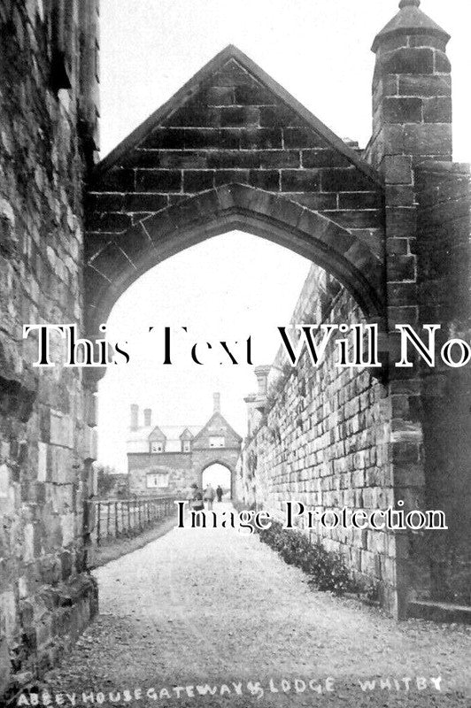 YO 12245 - Abbey House Gateway & Lodge, Whitby, Yorkshire