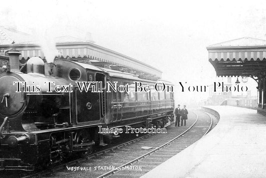 YO 12247 - West Vale Railway Station, Yorkshire