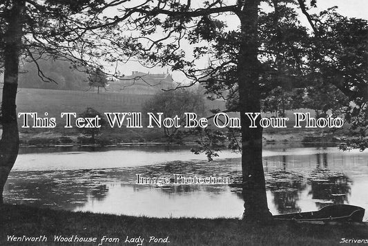 YO 12258 - Wentworth Woodhouse From Lady Pond, Yorkshire