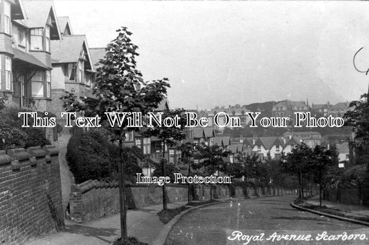 YO 1227 - Royal Avenue Looking Down To Valley Road, Scarborough, Yorkshire