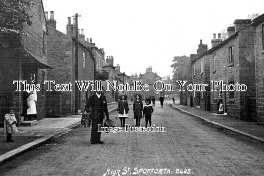 YO 12273 - High Street, Spofforth, Yorkshire c1915