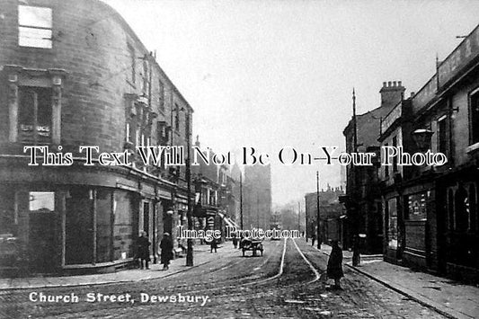 YO 123 - Church Street, Dewsbury, Yorkshire c1915