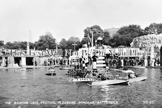 YO 12330 - The Boating Lake, Festival Pleasure Gardens, Battersea