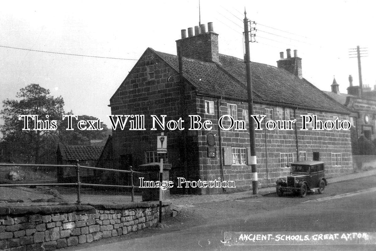 YO 12331 - Ancient Schools, Great Ayton, Middlesbrough, Yorkshire