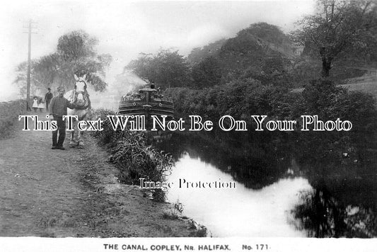 YO 12334 - The Canal At Copley Near Halifax, Yorkshire