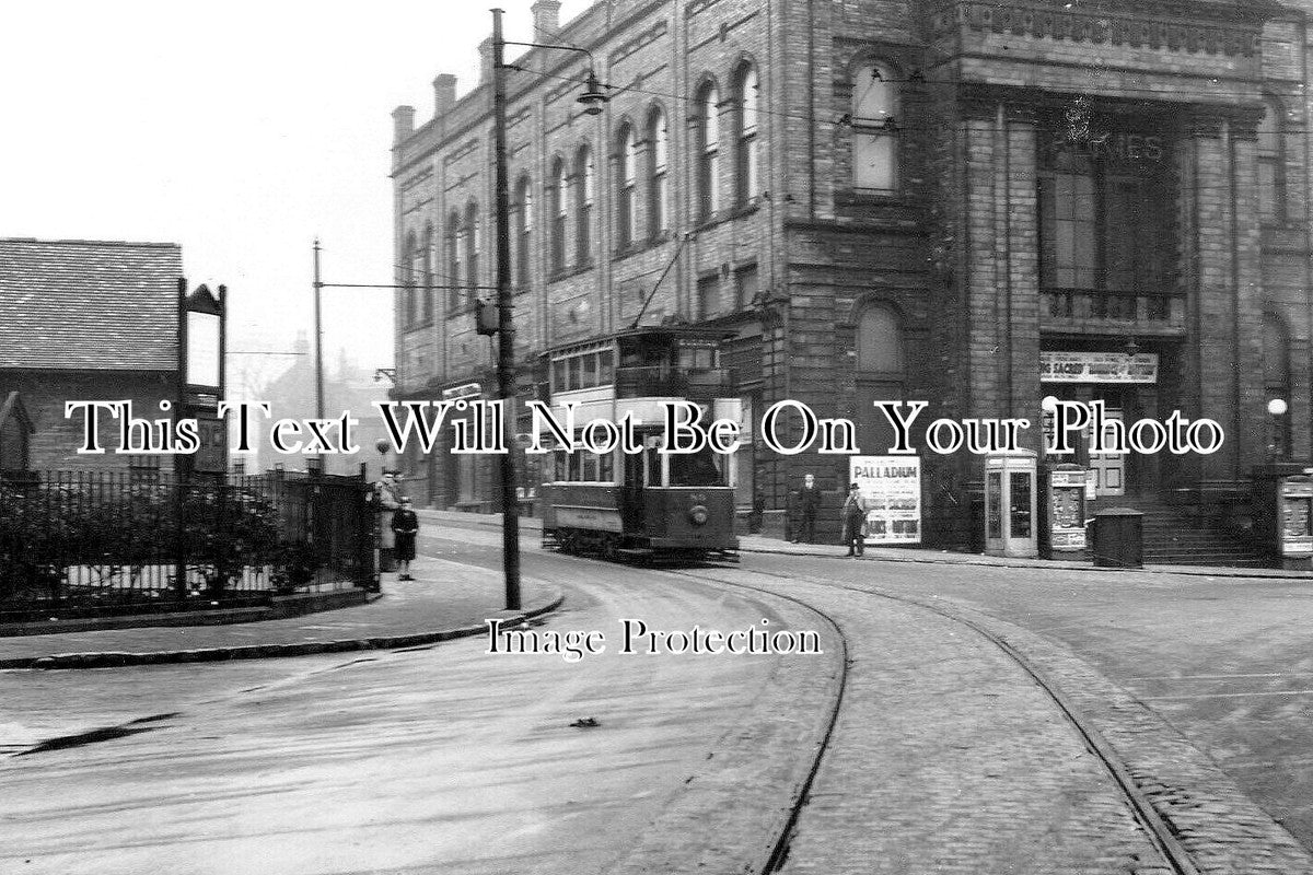 YO 12347 - Tram Car For West Vale, Elland, Halifax, Yorkshire c1939