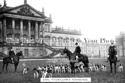 YO 12355 - Earl Fitzwilliams Foxhounds, Wentworth House, Yorkshire